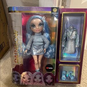 Rainbow High Doll with Blue and Silver Outfit